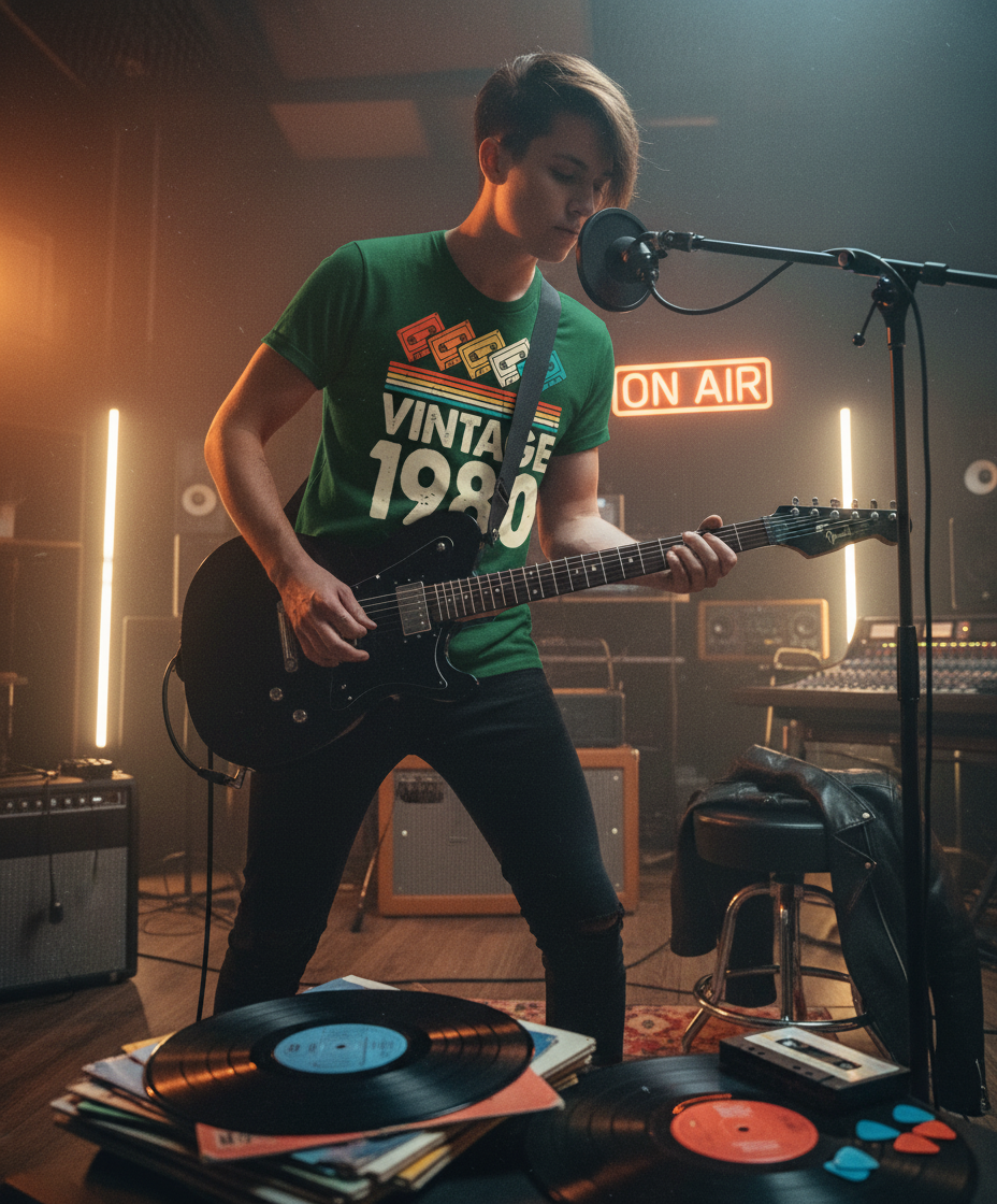 Vintage Mixtape T-Shirt - 80s Music Lover Gift