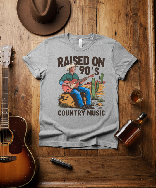 Raised on 90's Country Music T-Shirt