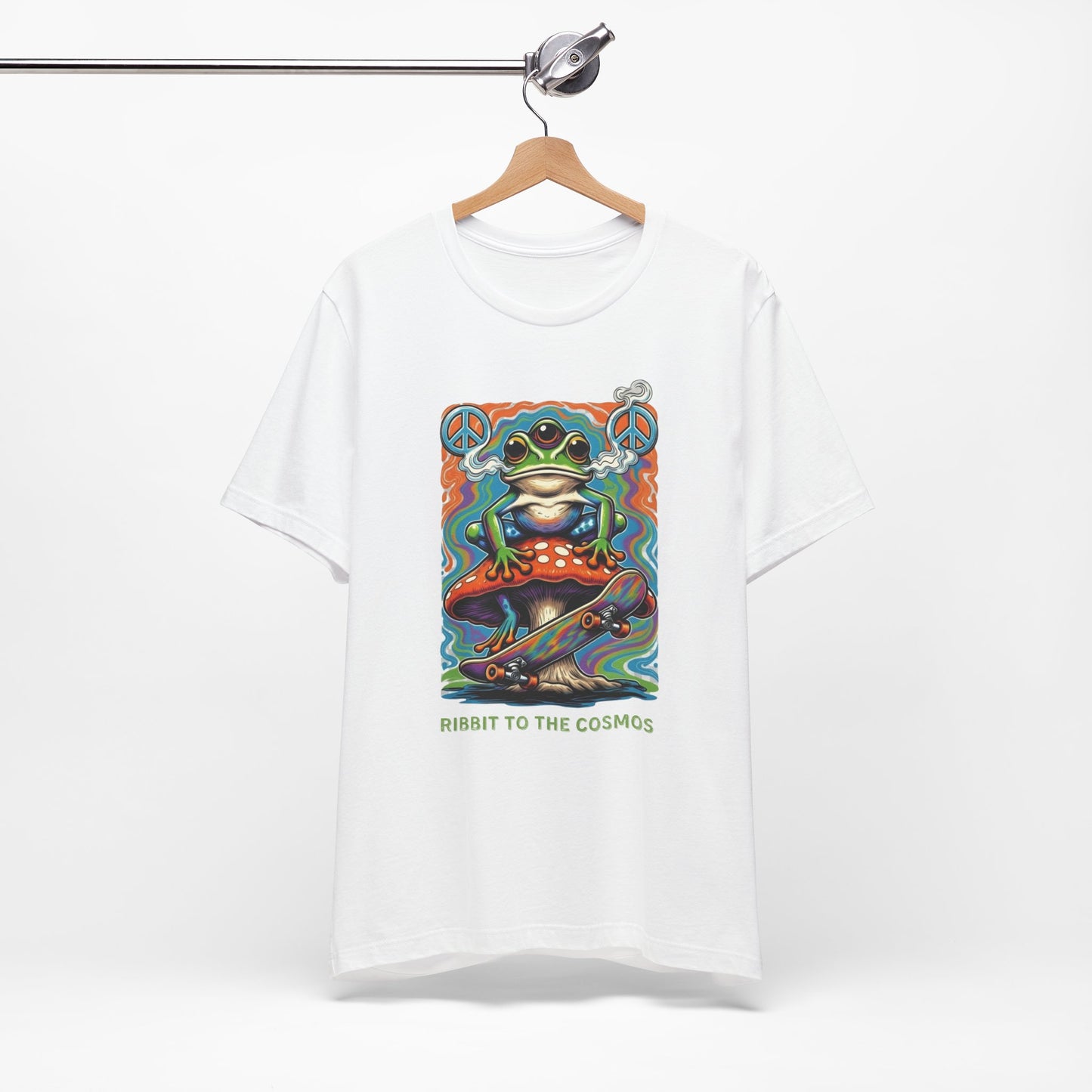 Space Frog T-Shirt - Psychedelic Retro Graphic Tee