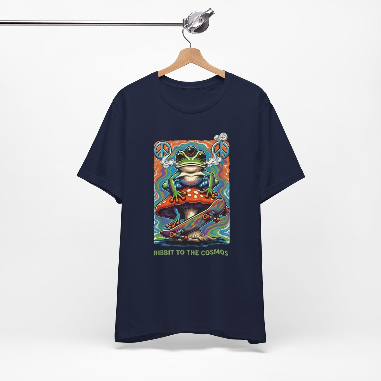 Space Frog T-Shirt - Psychedelic Retro Graphic Tee