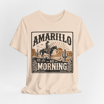 Amarillo By Morning Cowboy T‑Shirt | Western Rodeo Graphic Tee