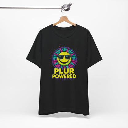 PLUR Smiley Sun Rave Tee | Music Festival Shirt