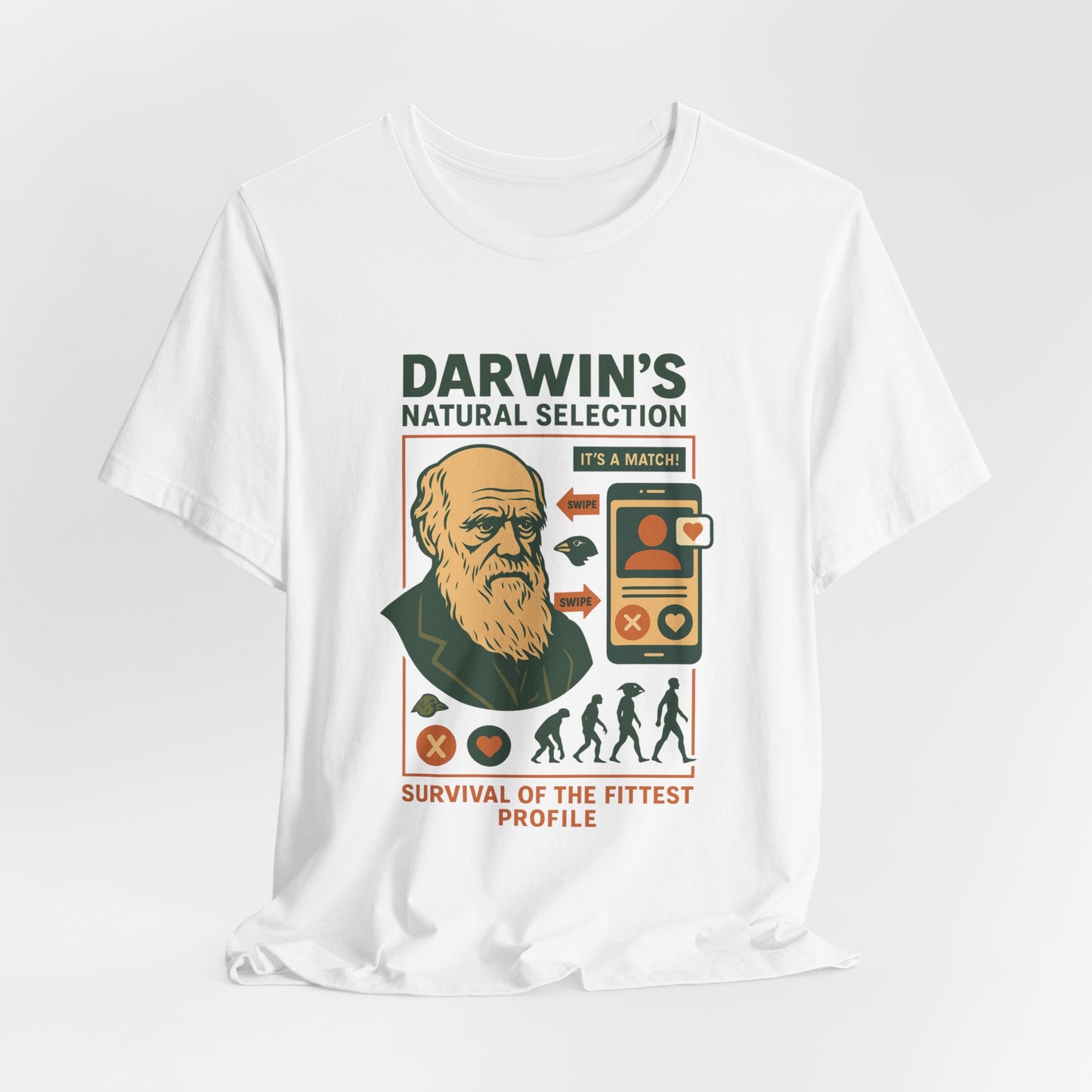 Evolution Science Graphic T-Shirt - Darwin Tee