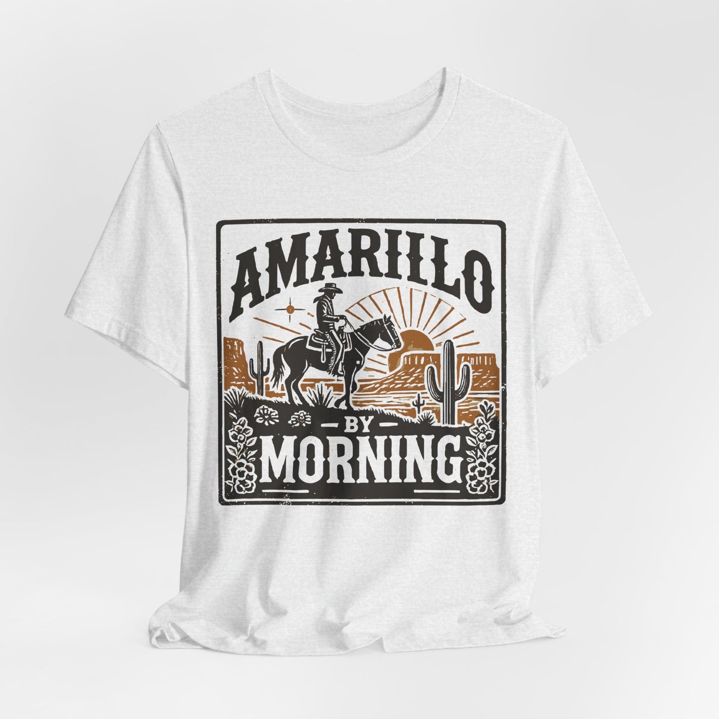 Amarillo By Morning Cowboy T‑Shirt | Western Rodeo Graphic Tee