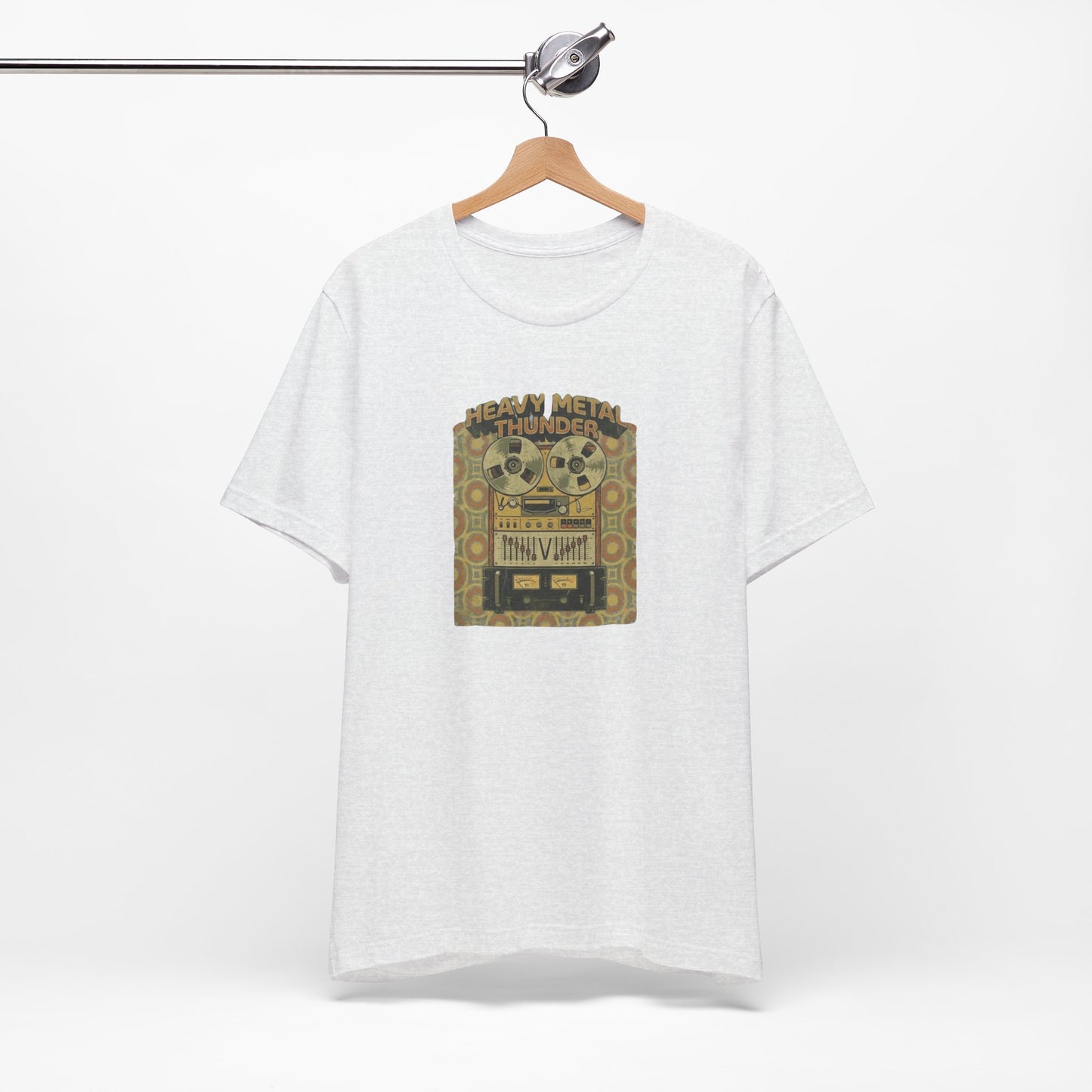 Retro Heavy Metal Cassette Graphic Tee - Music Lover Gift