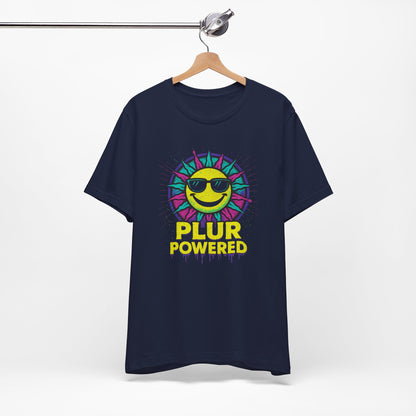 PLUR Smiley Sun Rave Tee | Music Festival Shirt