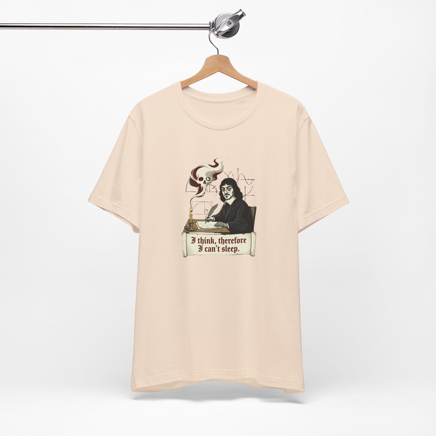 Philosopher Skull T-Shirt - Funny Gift for Thinkers