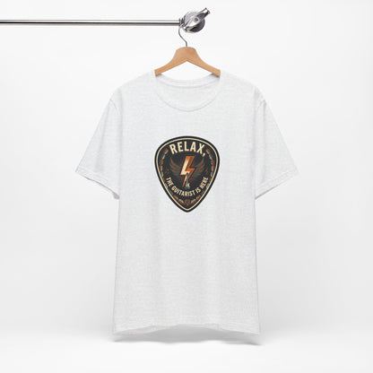 Relax Guitarist T-Shirt - Vintage Rock Music Gift Tee