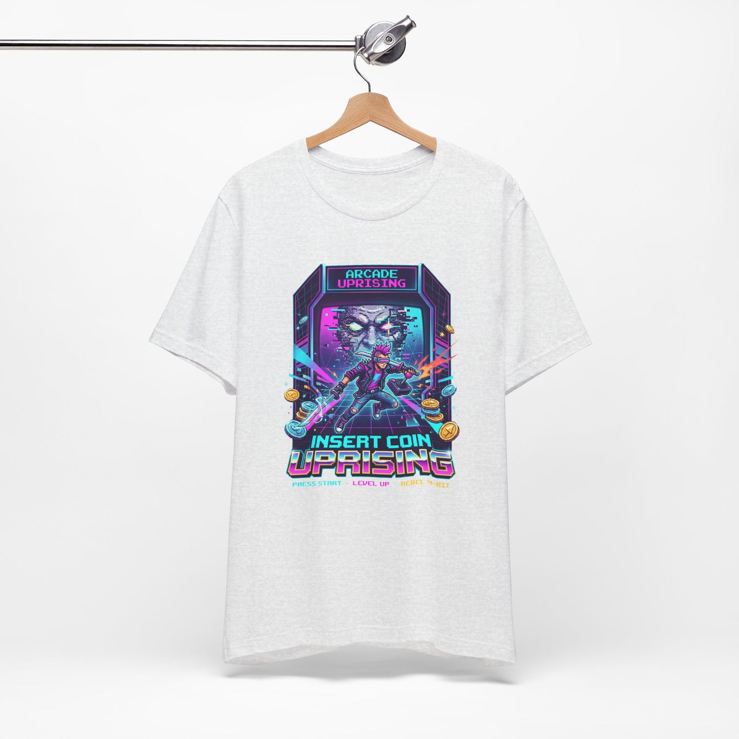 Retro Gamer T-Shirt - 80s Arcade Pixel Art Tee