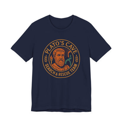 Plato's Cave Rescue Tee | Philosophy Humor Gift
