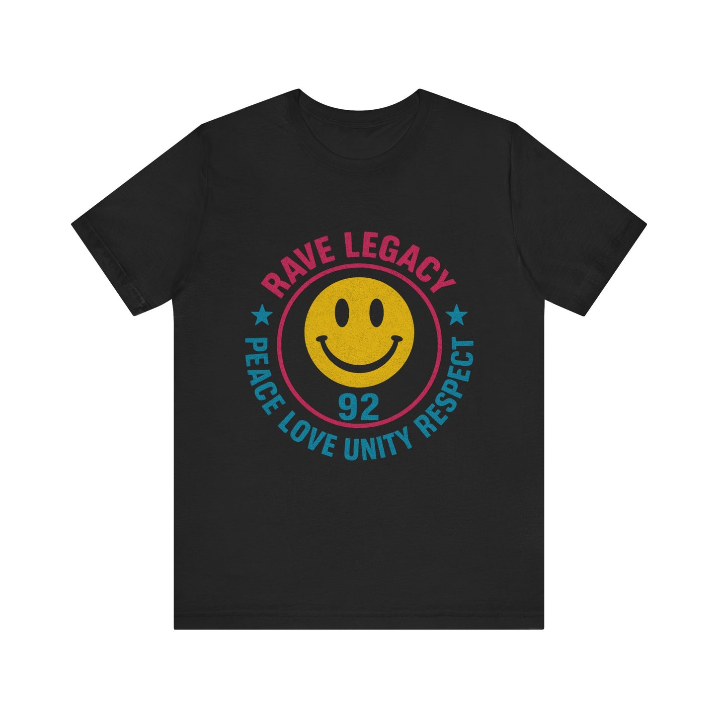 90s Rave Smiley Face Tee | Acid House Music Shirt
