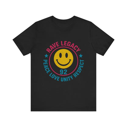 90s Rave Smiley Face Tee | Acid House Music Shirt