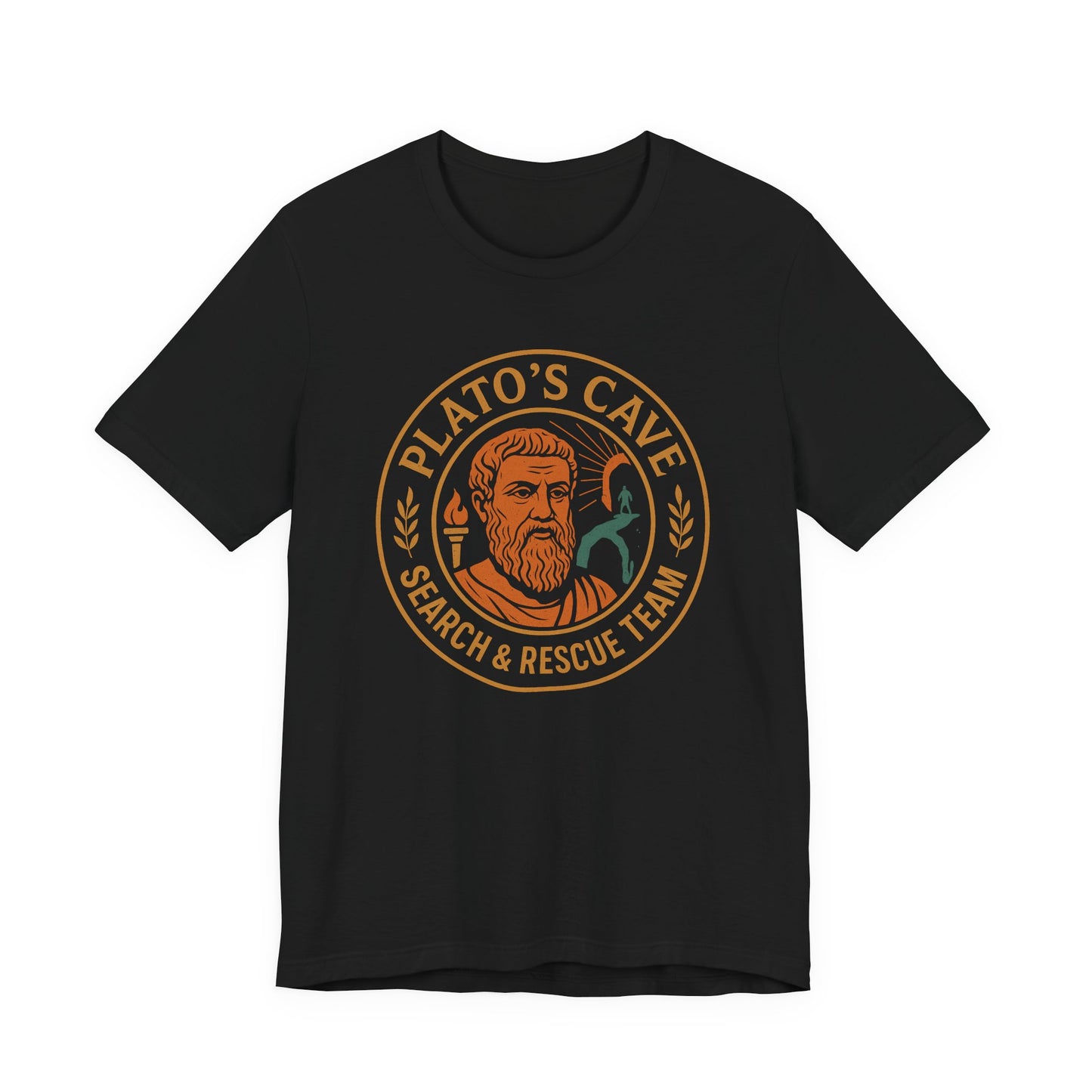 Plato's Cave Rescue Tee | Philosophy Humor Gift