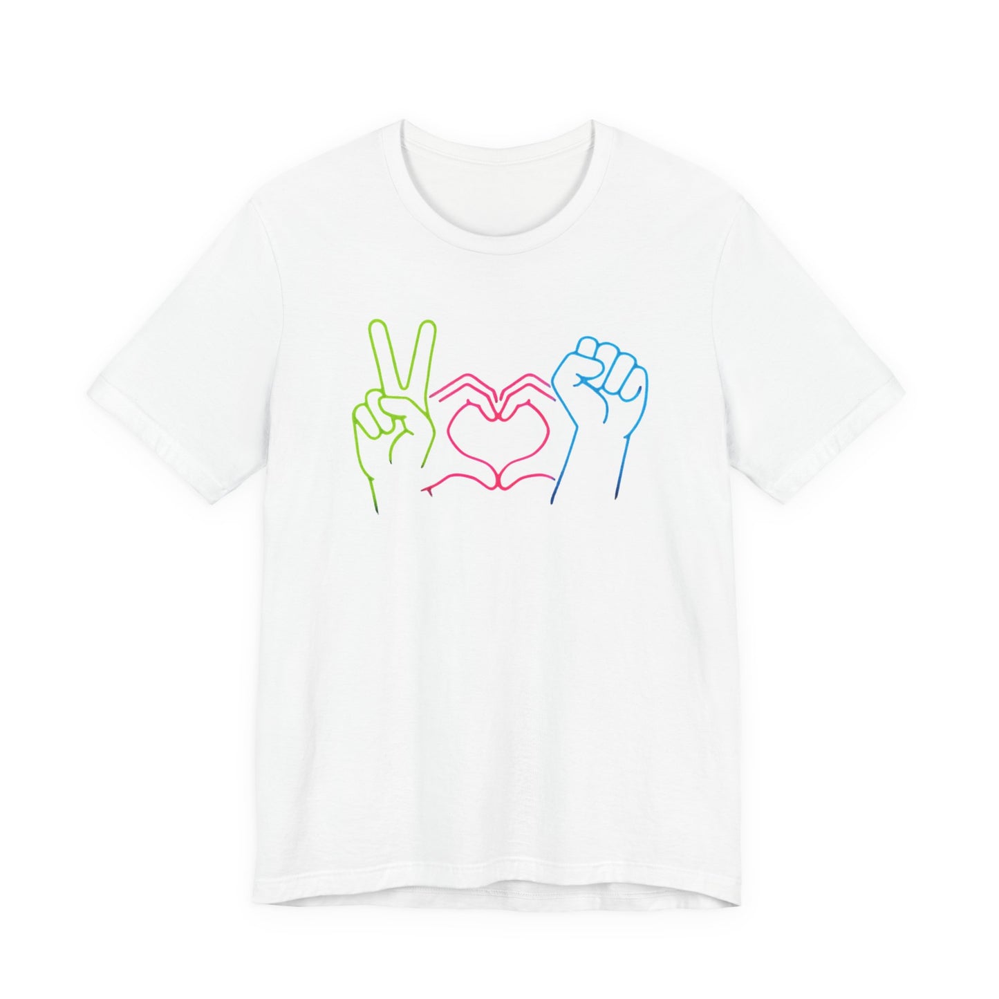 Unity Hands Tee - Peace, Love & Social Justice Shirt