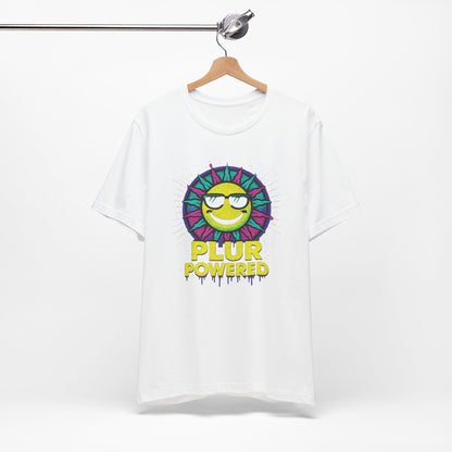 PLUR Smiley Sun Rave Tee | Music Festival Shirt