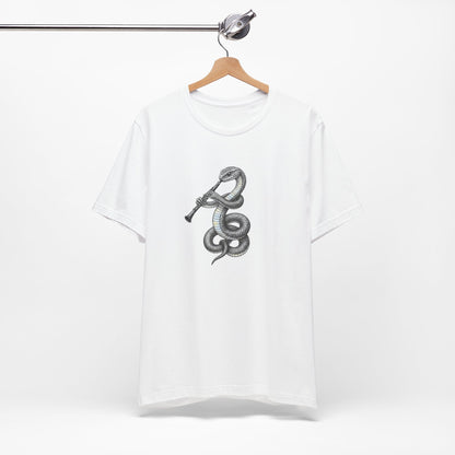 Snake Flute Tee - Dark Academia Graphic T-Shirt