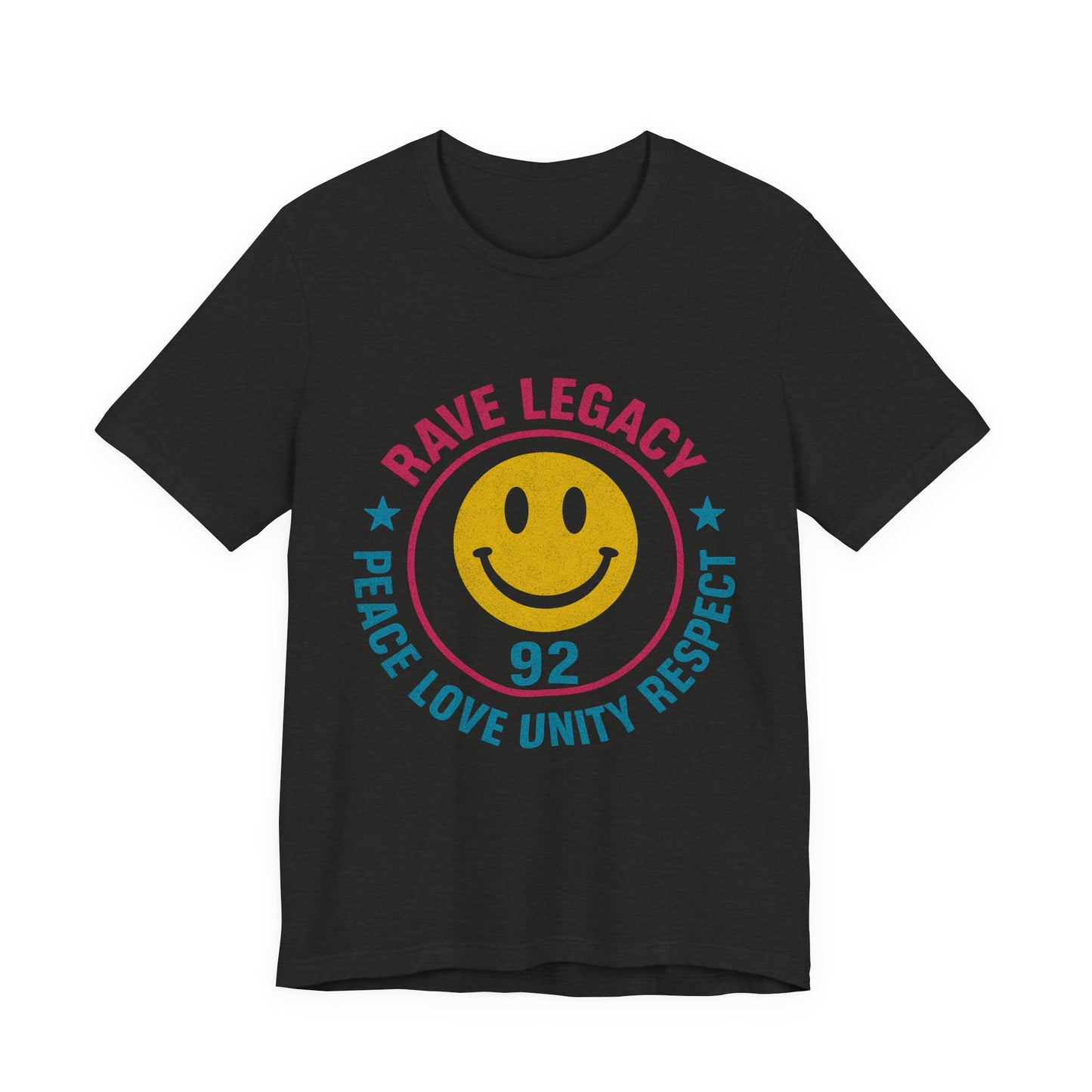 90s Rave Smiley Face Tee | Acid House Music Shirt