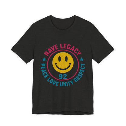 90s Rave Smiley Face Tee | Acid House Music Shirt