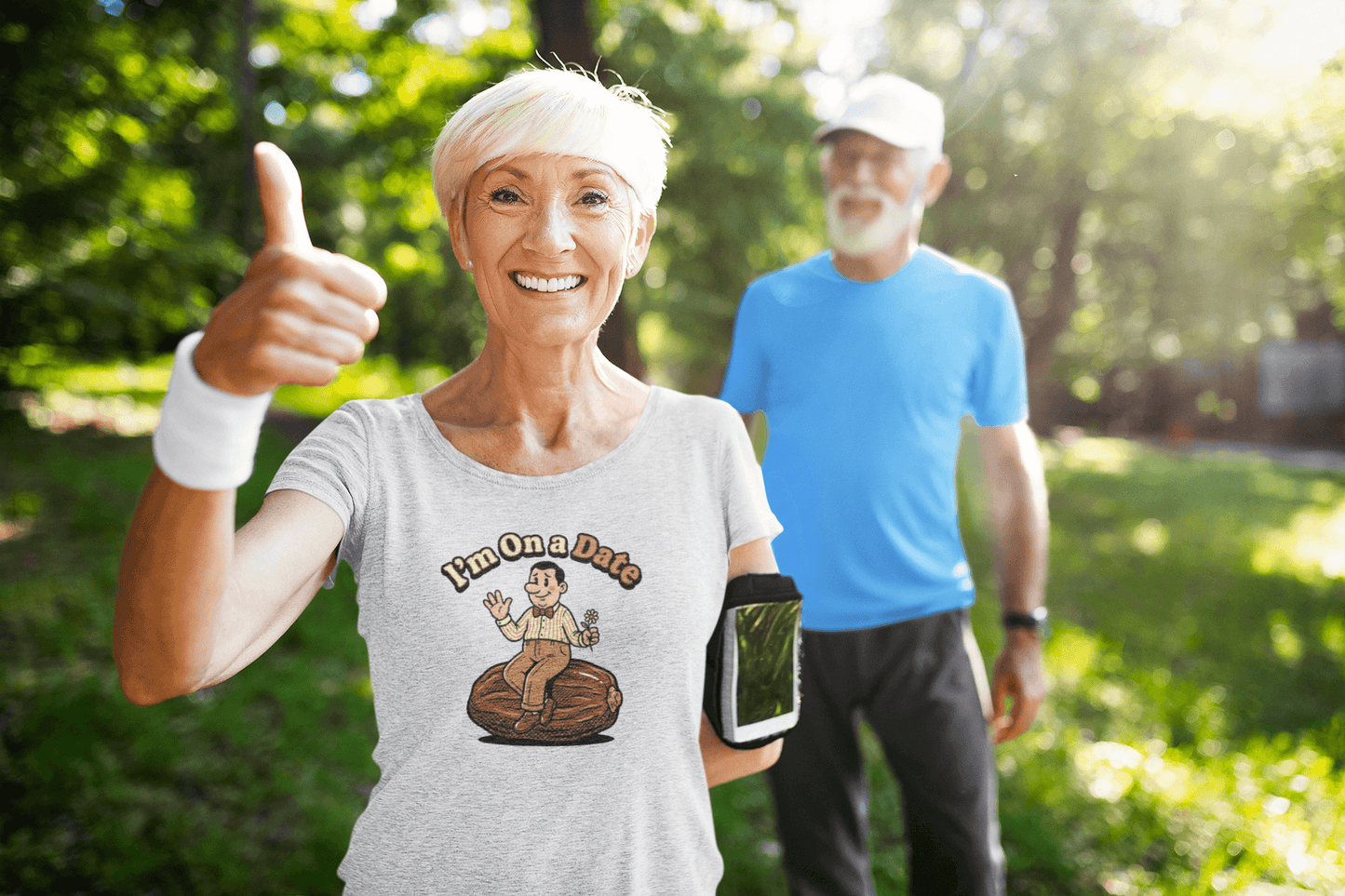 Funny Donut Date T-Shirt - Humor Graphic Tee