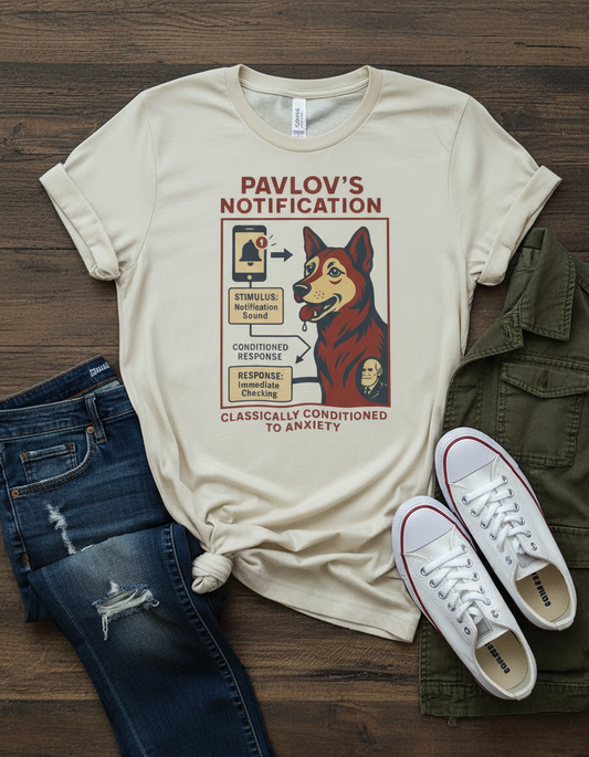 Pavlov's Dog T-Shirt | Psychology Humor Gift