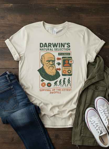 Evolution Science Graphic T-Shirt - Darwin Tee