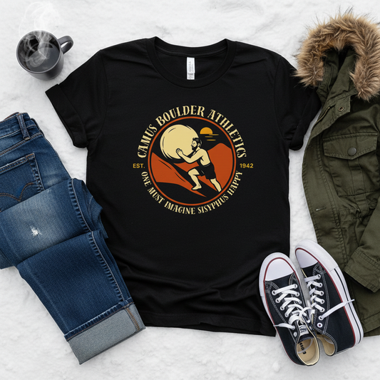 Sisyphus Pun Tee: Funny Existential Philosophy Shirt