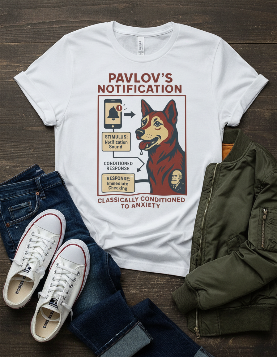Pavlov's Dog T-Shirt | Psychology Humor Gift