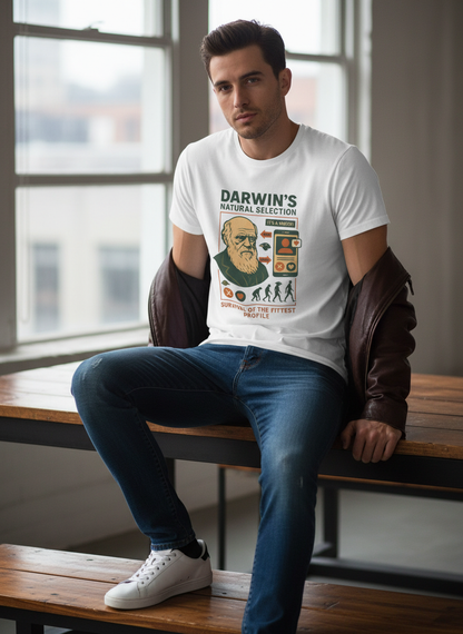 Evolution Science Graphic T-Shirt - Darwin Tee