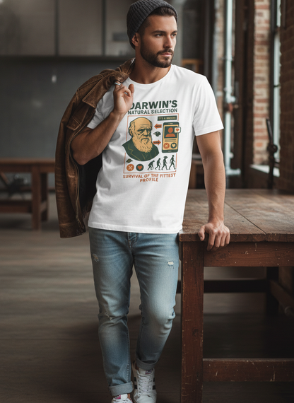 Evolution Science Graphic T-Shirt - Darwin Tee