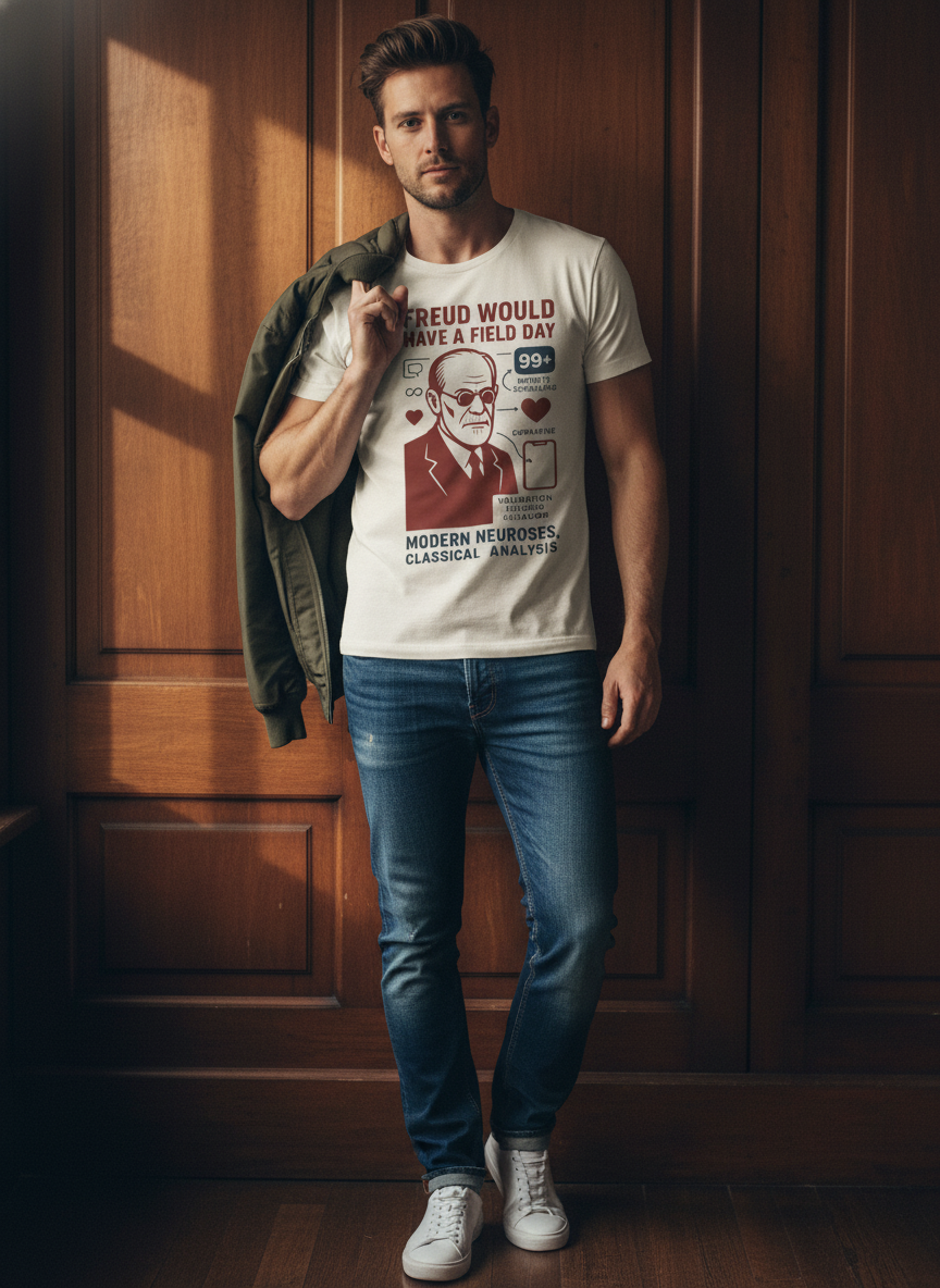 Freud T-Shirt: Psychoanalysis Humor Gift Tee