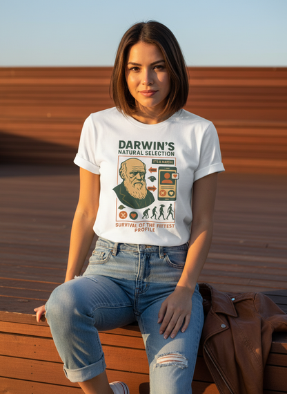 Evolution Science Graphic T-Shirt - Darwin Tee