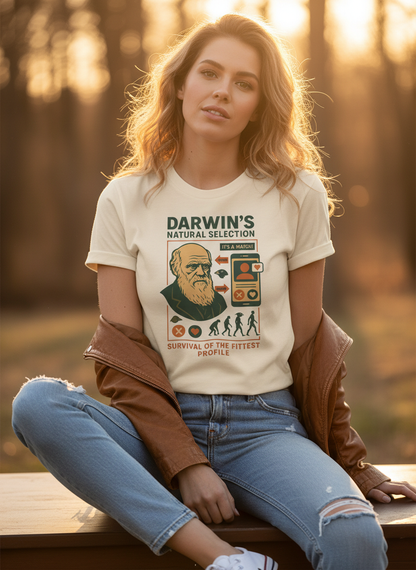 Evolution Science Graphic T-Shirt - Darwin Tee