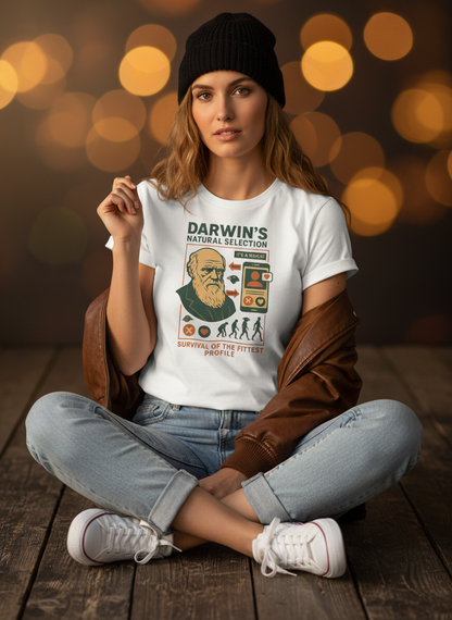 Evolution Science Graphic T-Shirt - Darwin Tee