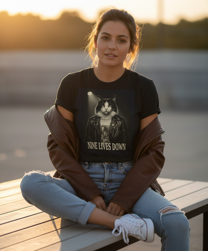 Rockin' Cat Tee - Funny Music Shirt, Cat Lover Gift