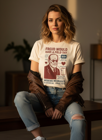 Freud T-Shirt: Psychoanalysis Humor Gift Tee