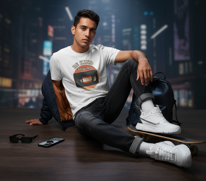 Be Kind Rewind Tee - Retro Movie Lover Shirt