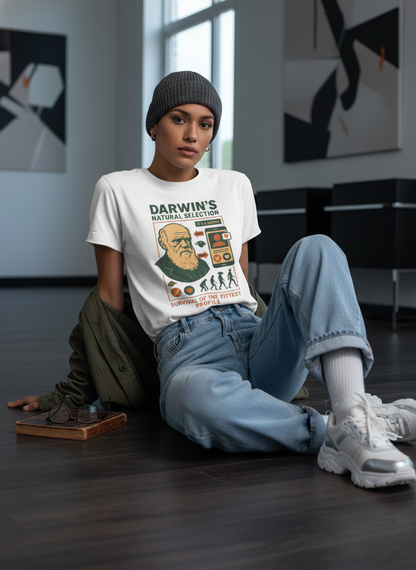 Evolution Science Graphic T-Shirt - Darwin Tee